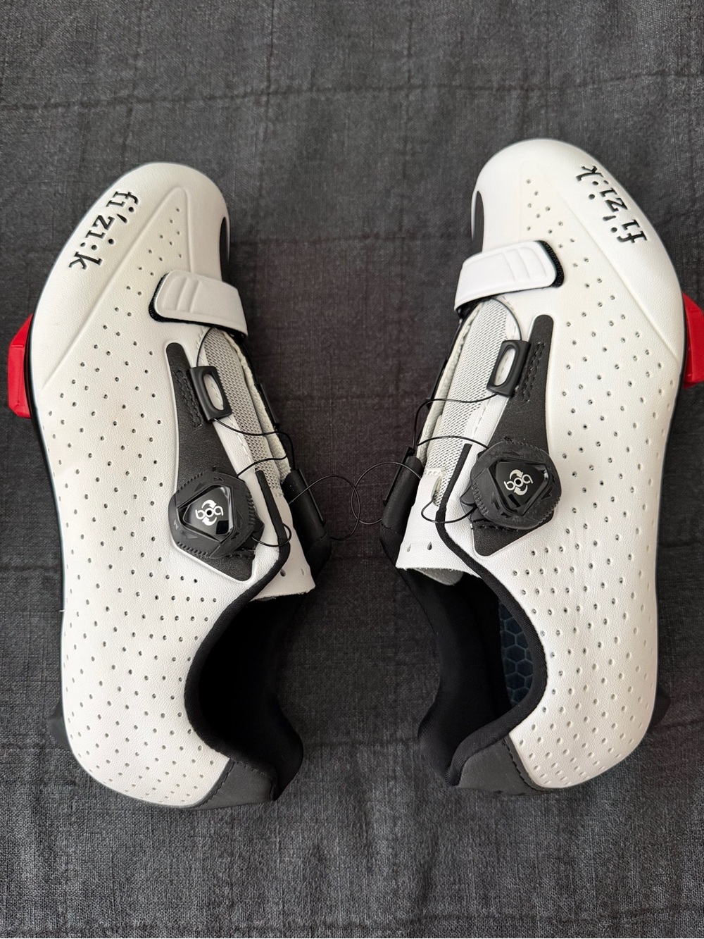 Fizik Women's White Road Cycling Shoes with BOA Closure